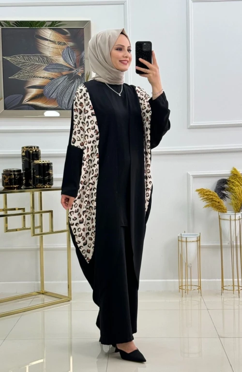 LEOPARLI HIRKA -SİYAH